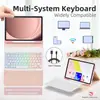 Adequado para Samsung Tab A9+ 11 polegadas X210 Capa Protetora de Teclado S9/S9Fe Polegada Teclado A8 X205 Capa Protetora