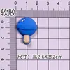 Parche Adhesivo Suave DIY Doraemon Gato Robot Doraemon Cascabel Taza de Agua Funda para Teléfono Móvil Cubierta Plana Accesorios Hebilla de Zapato Personalización