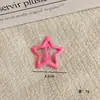 Pasador de Pelo Infantil Pentagrama de Dopamina Lindo Clip de Estrella Estilo Y2K Dulce Picante Pinza Lateral Pinza Rota Accesorios Dulces para el Cabello