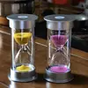 Reloj de Arena Plateado de Alto Brillo Temporizador de 10/20/30 Minutos para Niños Tiempo de Estudio Autodisciplina Examen de Ingreso a la Universidad Regalo de Graduación