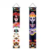 Bandera Exterior para Fiesta de Día de Muertos Mexicano Transfronterizo, Calavera de Halloween, Calabaza, Festival