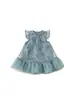 Ropa para Niños Yingsibo Vestido de Princesa para Niñas Vestido Dulce de Malla con Mangas Cortas Voladas Vestido para Niñas