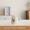 Caneca de Porcelana Branca para Escritório, Caneca de Cerâmica com Tampa, Caneca com Separação de Chá e Água, Presente para Casa e Negócios, Logo Personalizável