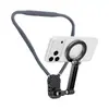 Soporte para teléfono móvil montado en el cuello, soporte para teléfono montado en el cuello para cámara deportiva, soporte magnético anti-sacudidas fijo para el pecho para ciclismo