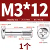 Aço Inoxidável 304 Gb818 Cabeça Panela Cruzada Solta Parafuso Não Destacável Cabeça Redonda Parafuso Não Destacável Meio Fio M3M4M5M6Mm