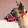 Máscara Anti-mordidas Anti-ingesta Manga Bucal para Perro Mascota Mascarilla de Malla Transpirable Ajustable Manga Bucal de Sujeción para Mascotas