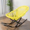 Sillón Mecedora de Ratán Sillón de Descanso Silla de Ratán Anticuada Silla Mecedora al Aire Libre para Adultos Personas Mayores Balcón Patio Exterior Impermeable Producto Nuevo