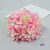 Flor de hortensia artificial estilo europeo 54 pétalos con pétalos pintura al óleo hortensia arreglo floral para salón de bodas decoración de caja de regalo