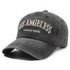 Gorra de vaquero para mujer, Protección solar, Circunferencia de cabeza grande, Bordado de letras, Ala ancha moderna, Gorra de béisbol transfronteriza para hombre