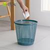 Cubo de basura de plástico Yimei, cubo de clasificación para el hogar, cesta de papel suave para cocina, sala de estar, baño, cesta de basura sin deformación