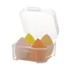 Set de 4 Piezas de Cartón para Huevos Esponja de Maquillaje Beauty Blender Forma de Calabaza Gota de Agua Corte Biselado