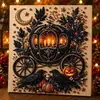 Kit de Pintura de Diamante 5D Amazon Halloween Noite Mágica Halloween Pintura de Diamante Feita à Mão Pintura para Decoração de Casa