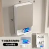 Gabinete de Espelho de Banheiro em Alumínio Espacial Caixa de Armazenamento de Parede Desembaçador Luz Porta-Lenços Espelho Separado Gabinete de Espelho