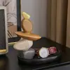 Artesanato em Resina para Boa Sorte, Decoração Simples para Entrada de Sala de Estar, Presente de Inauguração, Ornamento Moderno Minimalista