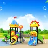 Parque de Diversões Grande Deslizador Externo Combinação de Tobogãs Equipamento de Playground Externo Comunitário Instalações de Brincadeiras Infantis