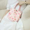 Bolsa de mão pequena de algodão Leve Verão Mão Carregando Flor de Fruta Bolsa de Mão Casual Múmia Bolsa para Mulheres