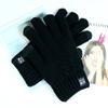 Guantes de lana con pantalla táctil para hombre y mujer, de invierno, forrados con vellón, de algodón grueso, cálidos, para ciclismo en el noreste, resistentes al frío.