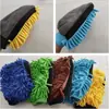 Guantes de Lavado de Autos de Chenilla de Fibra Procesada y Personalizada de un Solo Lado con Cinco Dedos y Pulgar de Terciopelo Coral en Forma de Pata de Oso