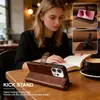 Funda tipo libro de cuero PU con tapa abatible, funda protectora anti-caídas, adecuada para Vivo V70/V60/Y28/Y38
