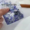 Diamantes Sueltos Ss4 Ab Rhinestones en Forma de Abanico King para Uñas, Rhinestones Super Brillantes en Forma de Abanico, Rhinestones Redondos de Vidrio Iridiscentes Aurora con Base Plana