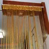 Cortinas Planas de Hilo de Plata de Gama Alta Encriptadas, Cortinas de Hilo Terminadas, Cortinas para Puertas, Cortinas de Hilo de Cuero Plateado, Cortinas Divisorias, Cortinas Colgantes, Etc