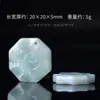 Atacado Pingente de Buda de Jade Água Azul Jade Birmanês Buda Risonho Buda Maitreya Acessórios de Jade Colar Pingente Joias