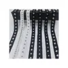 En stock Pantalones de Cinta con Remaches de 2CM Tira Lateral Accesorios Decorativos para Mochila Bolsa de Cosméticos