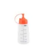 Garrafa squeeze de ketchup Garrafa squeeze com bico de mel Plástico de grau alimentício Garrafa para salada Pote comercial Pote para condimentos de molho