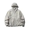 Chaqueta Protectora Solar Ligera Resistente al Agua para Exteriores Personalizada Black Fleet, Transpirable, Secado Rápido, Ropa con Capucha Ajustable para Protección Solar