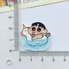 Accesorios Anime Lindos Insignias Imanes para Refrigerador Pinzas para el Cabello Broches Accesorios Pinzas Pequeñas Verano PP Shin-Chan Parches DIY