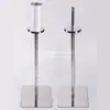 Soporte de Bolsa de Compras de Cabeza Única Estante de Acero Inoxidable Suelto con Rollo de Bolsa Área de Pesaje de Bolsas Soporte de Rollo de Bolsa de Supermercado Envío Gratis