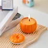 Calabaza Artificial de Halloween Fruta y Verdura Cerámica Tarro Sellado para Té Pequeños Adornos Polvo de Incienso Utensilios para Velas Botellas Vacías