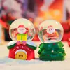 Meia de Natal de produto novo transfronteiriça, mini bola d'água, ornamento de bola de cristal brilhante para presentear no Natal