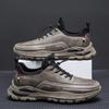 Sapatos masculinos de proteção do trabalho outono e inverno preto trabalho sapatos de chef masculinos antiderrapantes leves sola macia tênis de viagem para pai