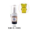 Prato de Cristal DIY Papoula Pigmento Tinta a Água Cor Transparente Resina UV Pasta Material