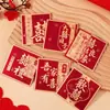 Sobres Rojos Pequeños para Bloquear la Puerta al por Mayor, Juegos de Boda Estilo Chino y Occidental, Recuerdos de Boda, Paquetes Rojos para la Novia, Ventas Directas de Fábrica, Estampado Dorado