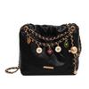 Bolso de Cadena con Patrón de Diamantes para Mujer, Nuevo Modelo 2026, Bolso Cruzado, Diseño de Nicho de Verano, Bolso Cubo de Hombro de Moda Este Año