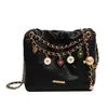 Bolsa de Cadena con Patrón de Diamantes de Alta Calidad para Primavera 2026 Nueva Bolsa Cruzada para Mujer Diseño de Nicho Bolso de Hombro de Moda
