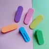 Nuevo clip para flequillo de color macarrón de alta calidad con cabeza redonda, clip de pato de pegamento de crema para DIY, clip de pato al por mayor