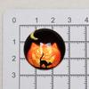 Vidrio de alta permeabilidad de Halloween de 25 mm material de gema de tiempo DIY explosiones transfronterizas