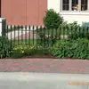 Valla de Césped de Hierro Forjado Estilo Europeo Artesanía Metálica Valla Protectora de Hierro Forjado Artesanía de Hierro Valla de Jardín para Césped Jardinería