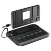 Base de Carga Refrigerante Switch2, Universal para Ns/Oled, Soporte con Mango con Función de Carga, Puede Almacenar Cartuchos de Juegos, Iluminación RGB