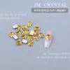 K9 Nuevo Ultra Brillante Borde Plano 5.5X8 Octagonal Arte de Uñas Rhinestones de Forma Irregular Rhinestones de Cubo de Azúcar Coloridos Accesorios Dopamina