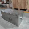 Armadilha de gordura comercial em aço inoxidável 304, separador de óleo e água de filtragem em três estágios, anti-entupimento, ecológico, tipo subterrâneo para cozinhas de restaurantes