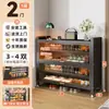 Zapatero de acero subsidiado a nivel nacional para uso doméstico, mueble de almacenamiento multicapa integrado para la pared de la entrada, zapatero a prueba de polvo de gran capacidad para la entrada interior
