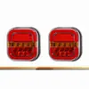 Luz Trasera LED Cuadrada para Remolque Maike Luz de Matrícula Luz Trasera para Camión Tres Colores Amazon Mk-189
