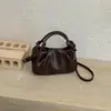 Bolsa Xiaomi Mi Home Estilosa com Textura de Nicho da Moda Feminina Outono 2026 Nova Bolsa de Ombro Cruzado Manual Plissada Bolsa Nuvem
