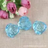 Acrílico transparente rosa cuentas de rosa de una cara material de cuentas DIY hecho a mano accesorios al por mayor acrílico