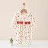 Mamelucos para Bebé, Ropa de Salida de Primavera y Otoño, Ropa para Gatear de Terciopelo Suave Categoría a para Bebé Niña, Ropa de Algodón Puro para Recién Nacido