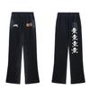 Série Outono e Inverno Hs-B] Atacado de Comércio Exterior Marca de Moda High Street Desgastada Indústria Pesada Estampa de Cabeça Moletom com Capuz Calças